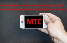Личный кабинет МТС для корпоративных клиентов: подробное описание