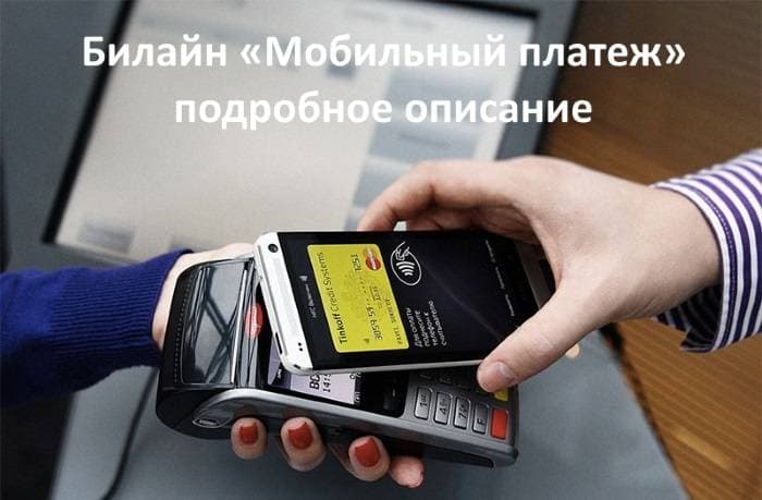 Услуга Билайн Мобильный платеж: подробности