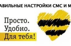 как настроить СМС и ММС сообщения на Билайн: инструкция
