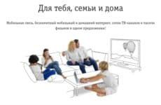 Тарифы Билайн Семья, Супер Семья и Супер Семья плюс (скриншот с официального сайта оператора)